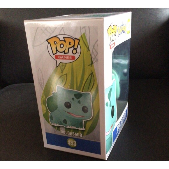 POKEMON BULBASAUR FUNKO POP GAMES Collectible Vinyl Figure #453 - Picture 4 of 5